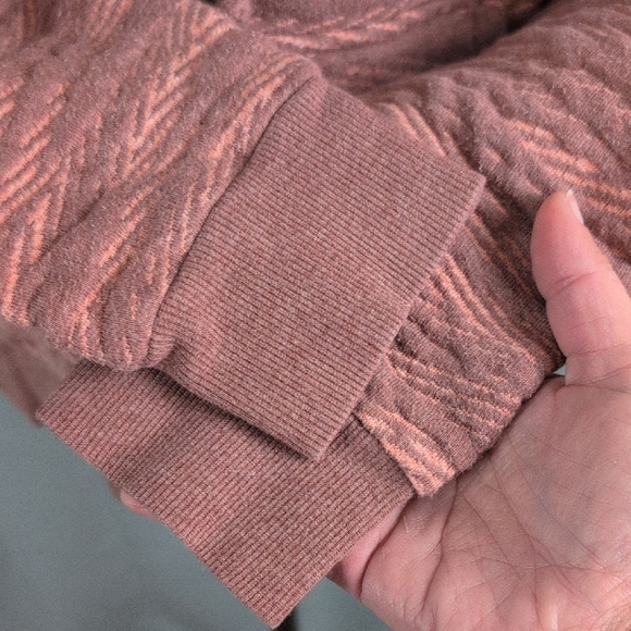 Prana Textured Hoodie in Rust - Picture 5 of 9